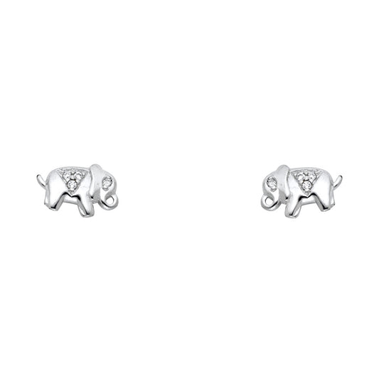 Assorted Stud Earrings with Screw Back - 14K GOLD - ST754