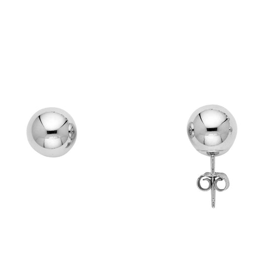 Solitaire Stud Earrings - 14K GOLD - ST774