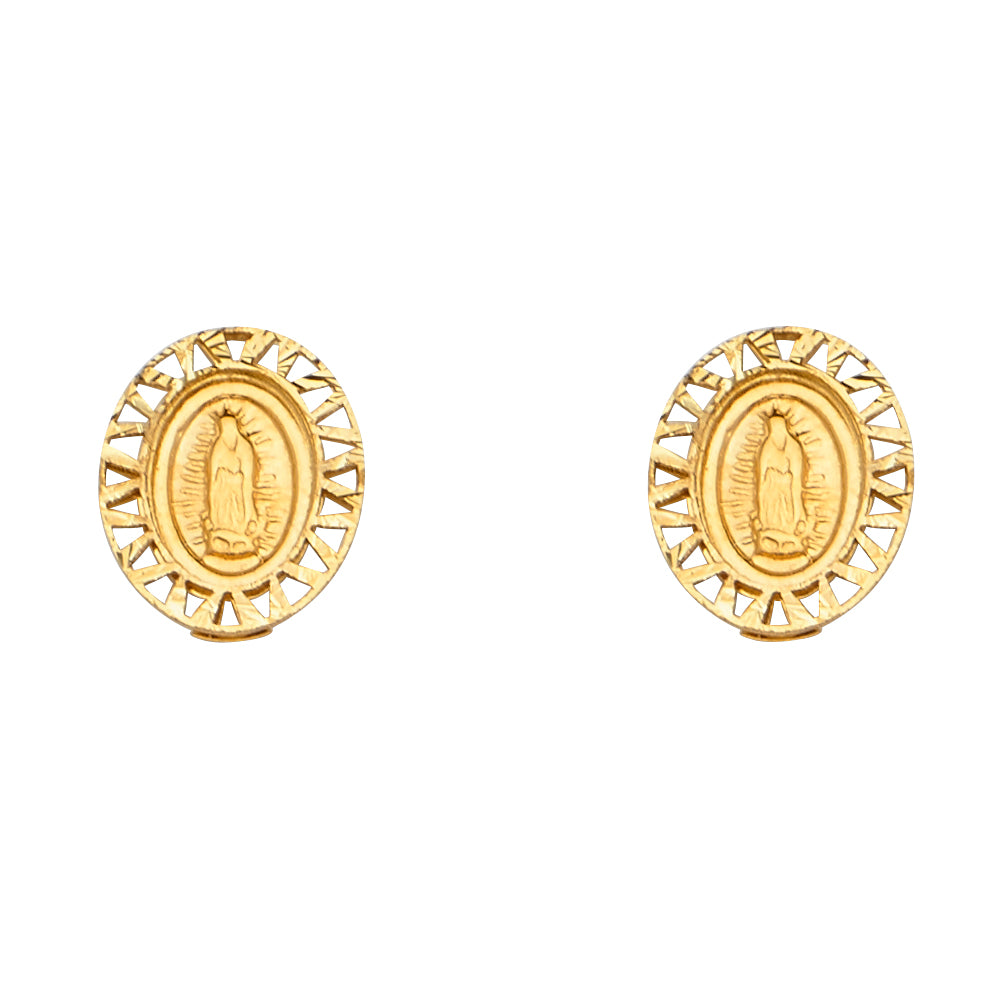 Assorted Stud Earrings with Screw Back - 14K GOLD - ST781