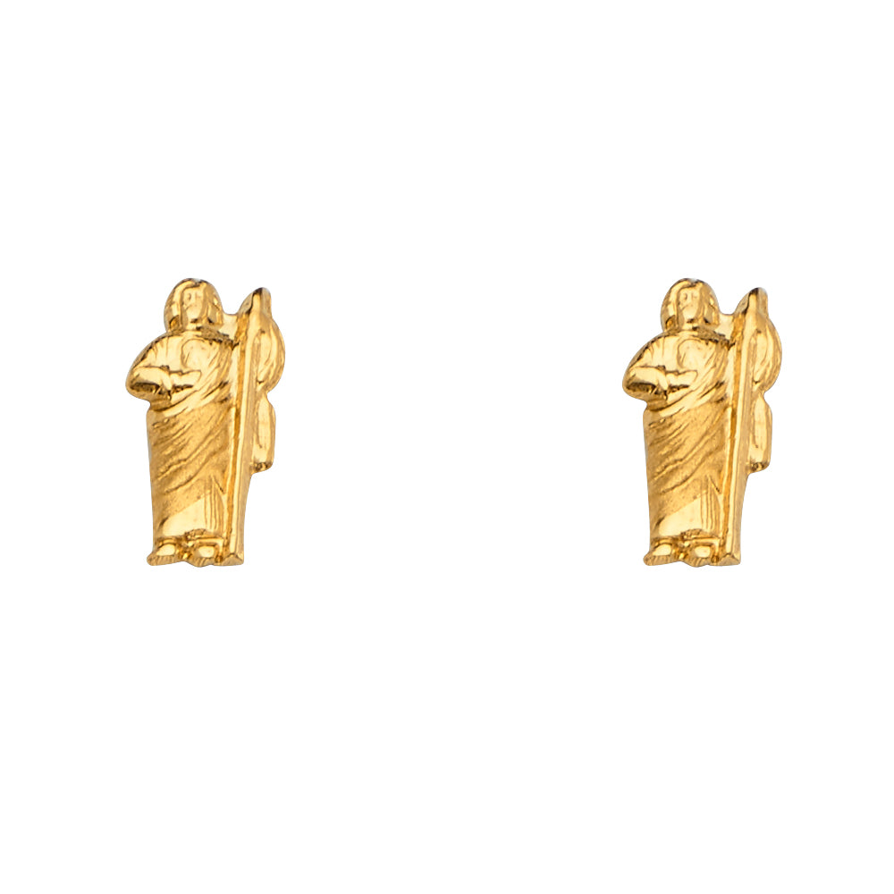 Assorted Stud Earrings with Screw Back - 14K GOLD - ST785