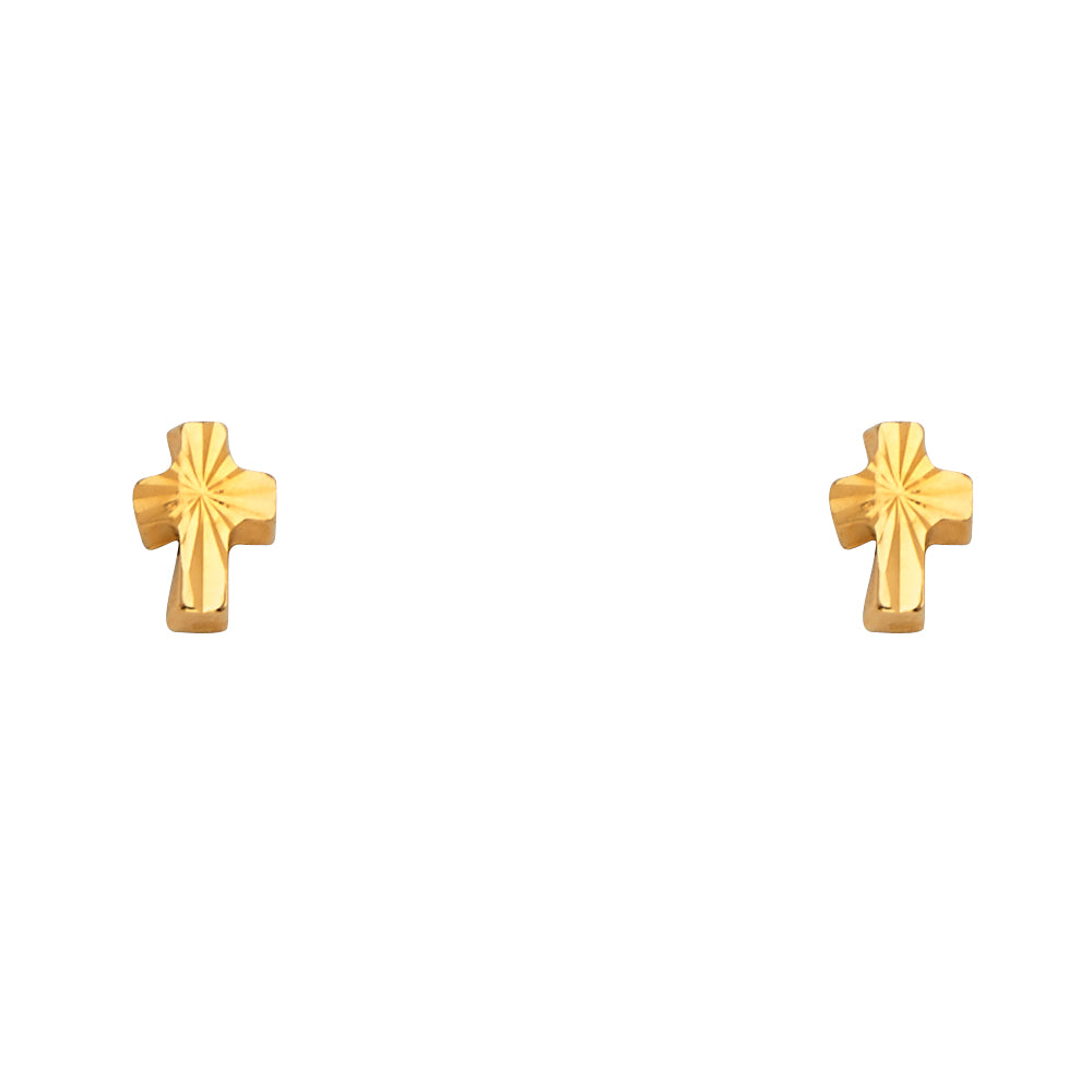 Assorted Stud Earrings with Screw Back - 14K GOLD - ST792