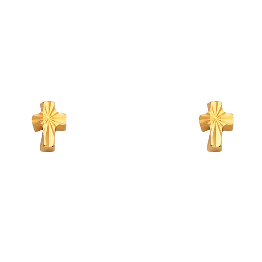 Assorted Stud Earrings with Screw Back - 14K GOLD - ST792