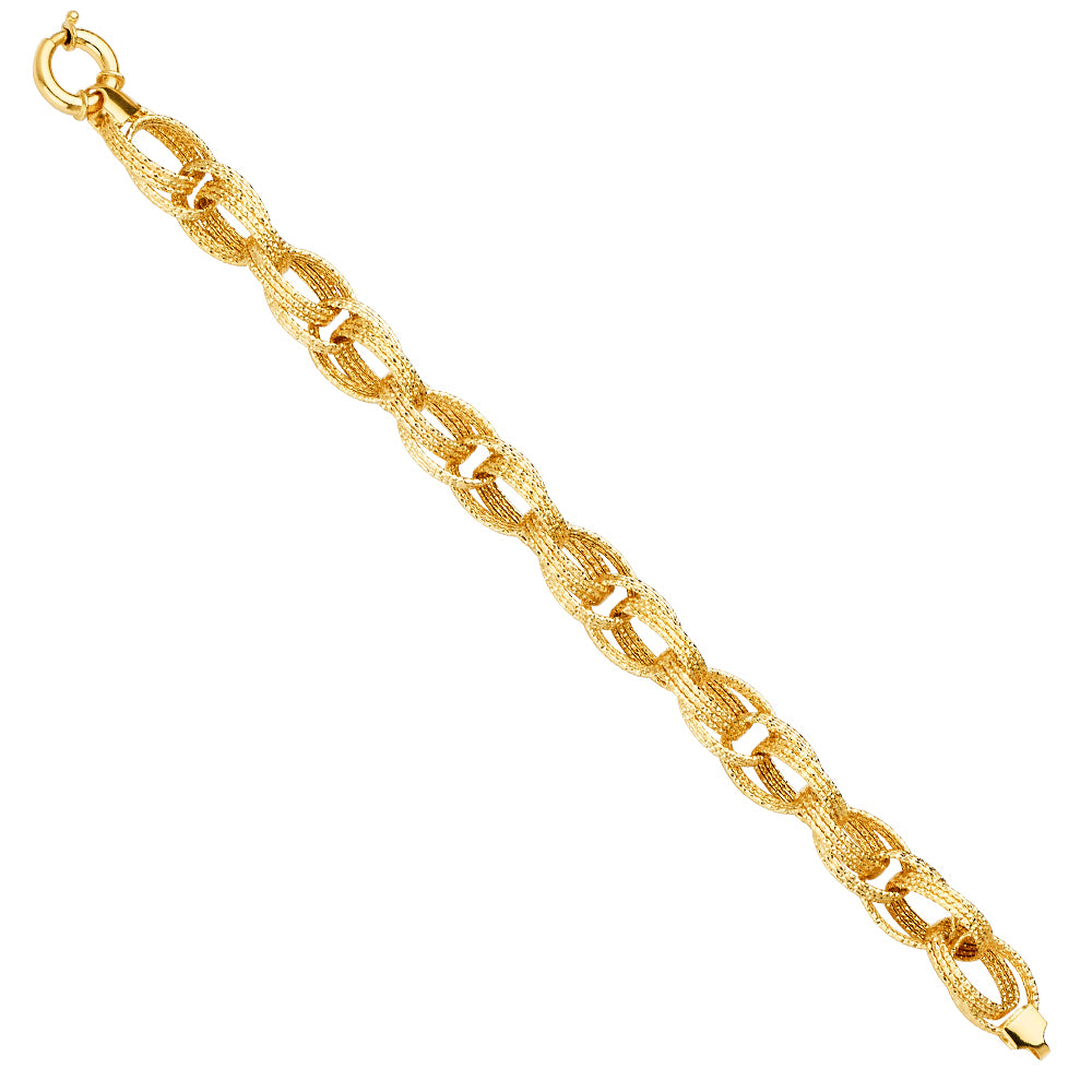 Fancy Bracelets - 14K GOLD - AB645