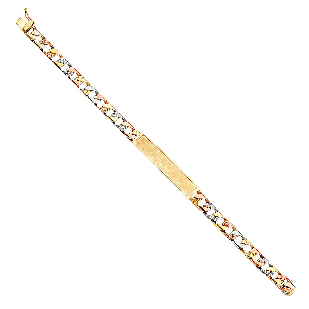 Men’s ID Bracelets - 14K GOLD - AB366