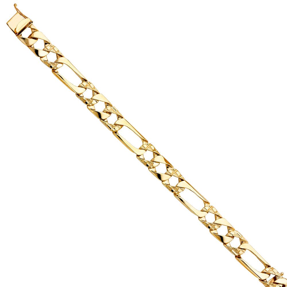 Men’s ID Bracelets - 14K GOLD - AB446