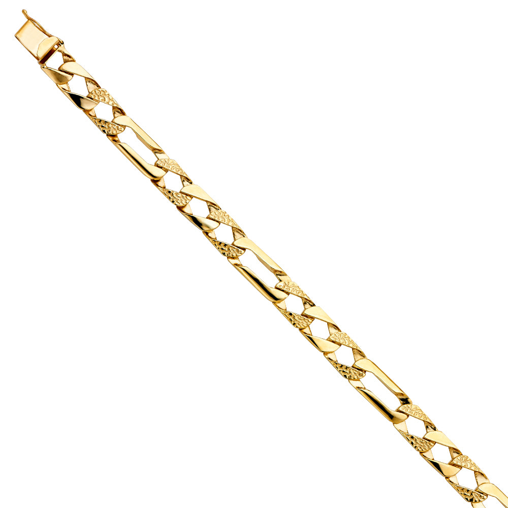 Men’s ID Bracelets - 14K GOLD - AB447