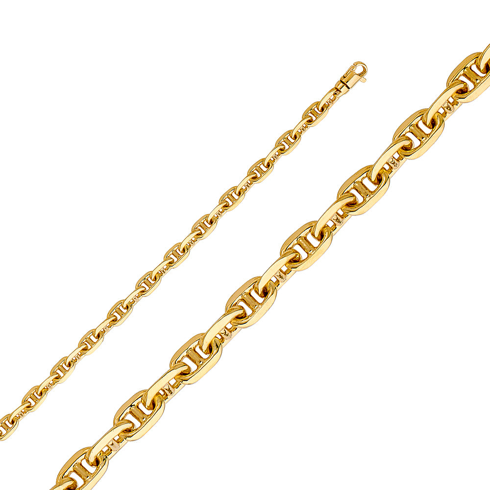 Cadena Assorted Hand Made Chains - 5.3mm - 14K Gold - CH491