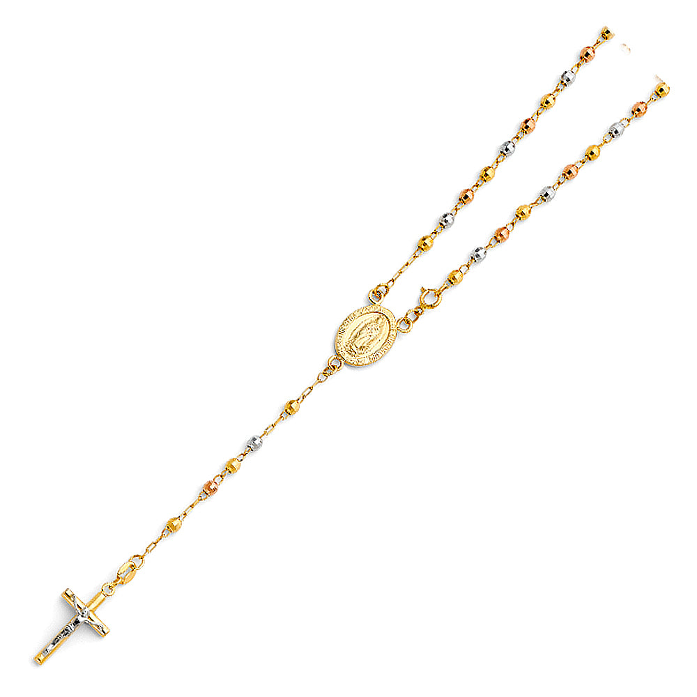 Rosary - 3 mm - 14K GOLD - NK180
