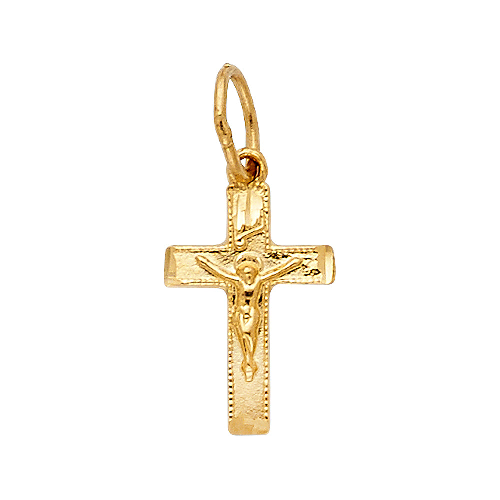 Crucifix Pendants - 14K GOLD - PT1012