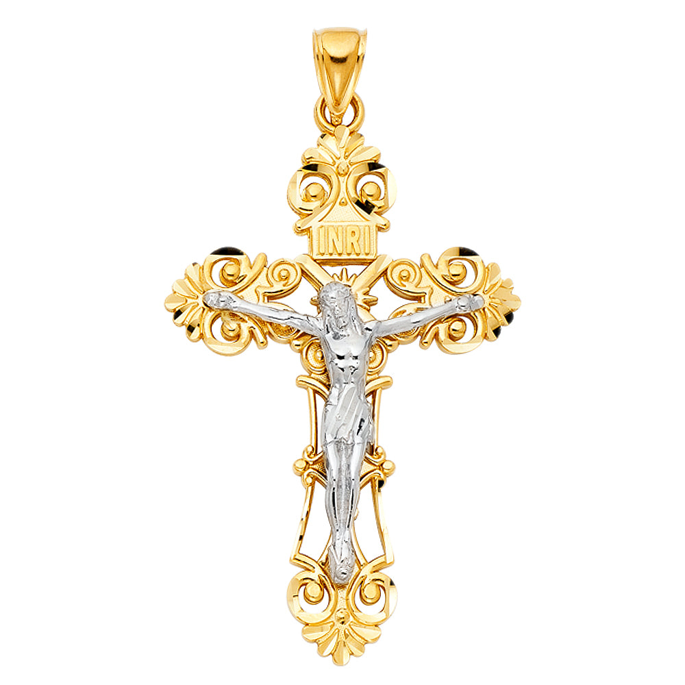 Crucifix Pendants - 14K GOLD - PT1211