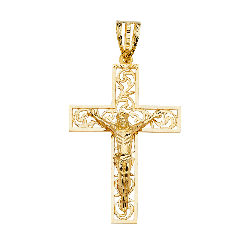 Crucifix Pendants - 14K GOLD - PT2203