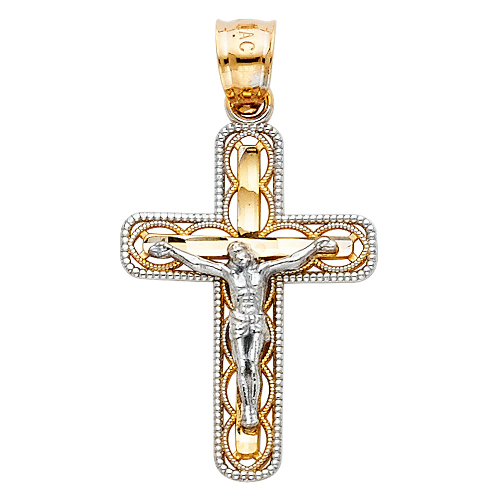 Crucifix Pendants - 14K GOLD - PT66