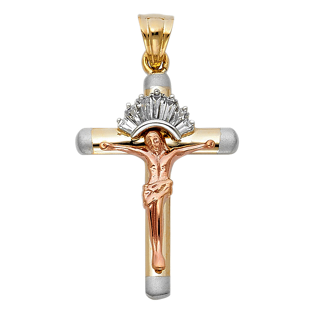 Crucifix Pendants - 14K GOLD - PT954